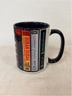 Duran Duran Cassette Tape Album Mug Rio Notorious 80s New Wave Coffee Cup